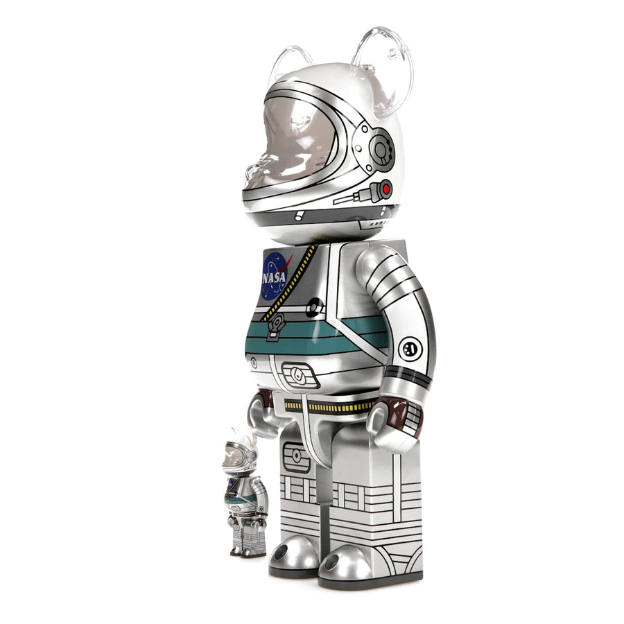 Bearbrick Project Mercury Astronaut 100% & 400% Set