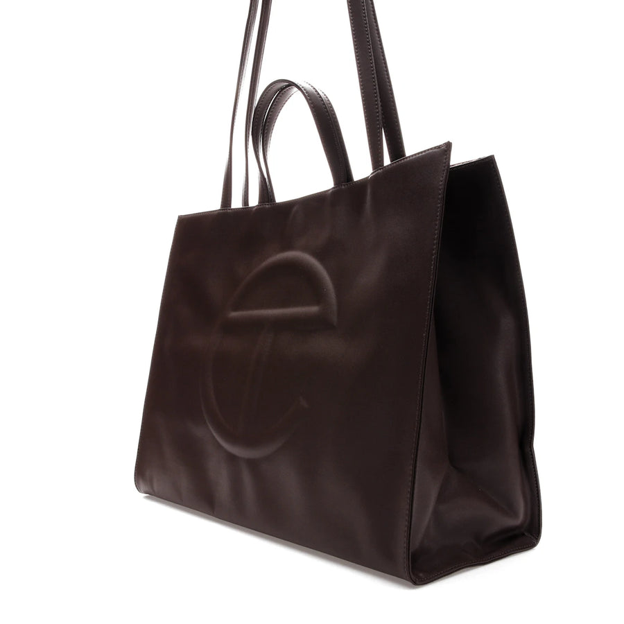 Telfar Shopping Bag Large Chocolate