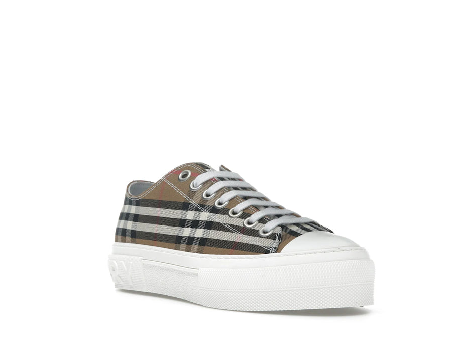 Baskets basses Burberry à motif House Check, marron taupe (Femme)