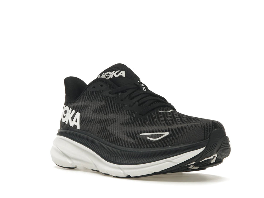 Hoka One One Clifton 9 Noir Blanc (Femme)