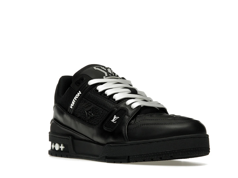 Louis Vuitton Trainer Black Embossed Monogram