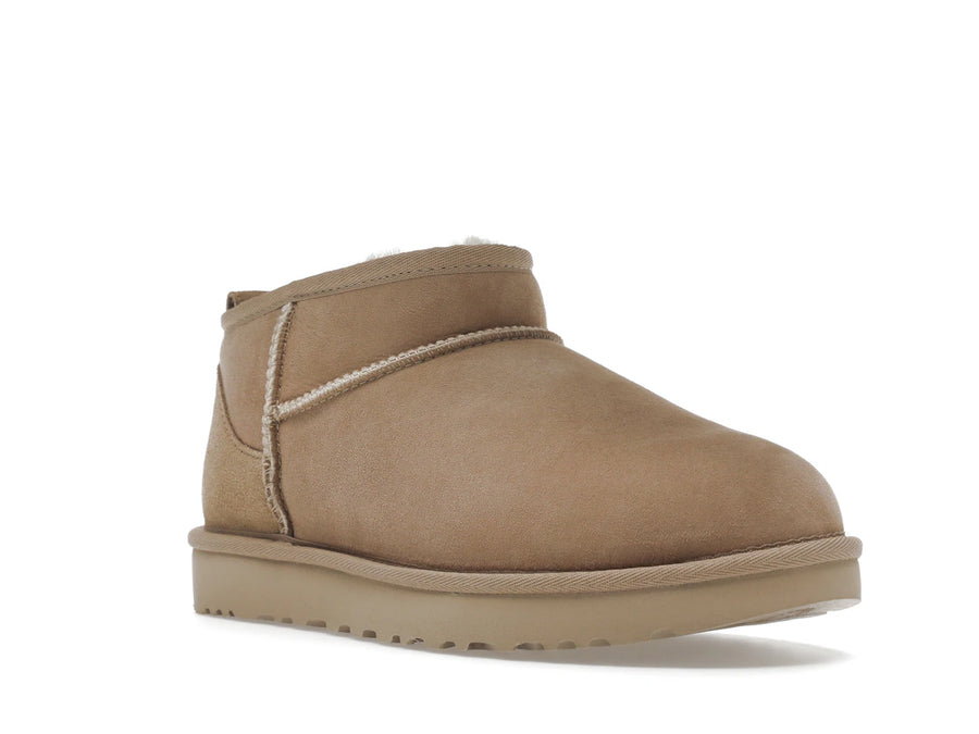 Bottes UGG Classic Ultra Mini couleur sable (Femme)