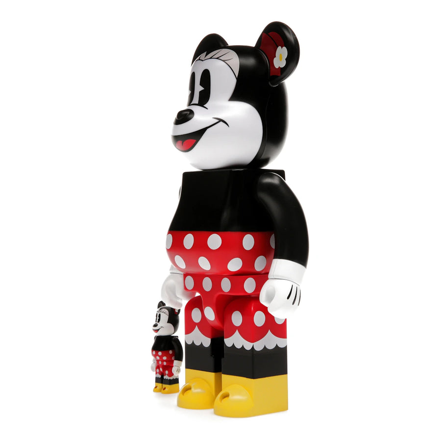 Bearbrick x Disney Minnie Mouse 100% & 400% Set
