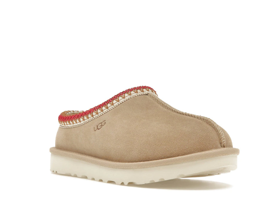 Pantoufles UGG Tasman couleur sable cerise foncé (Femme)