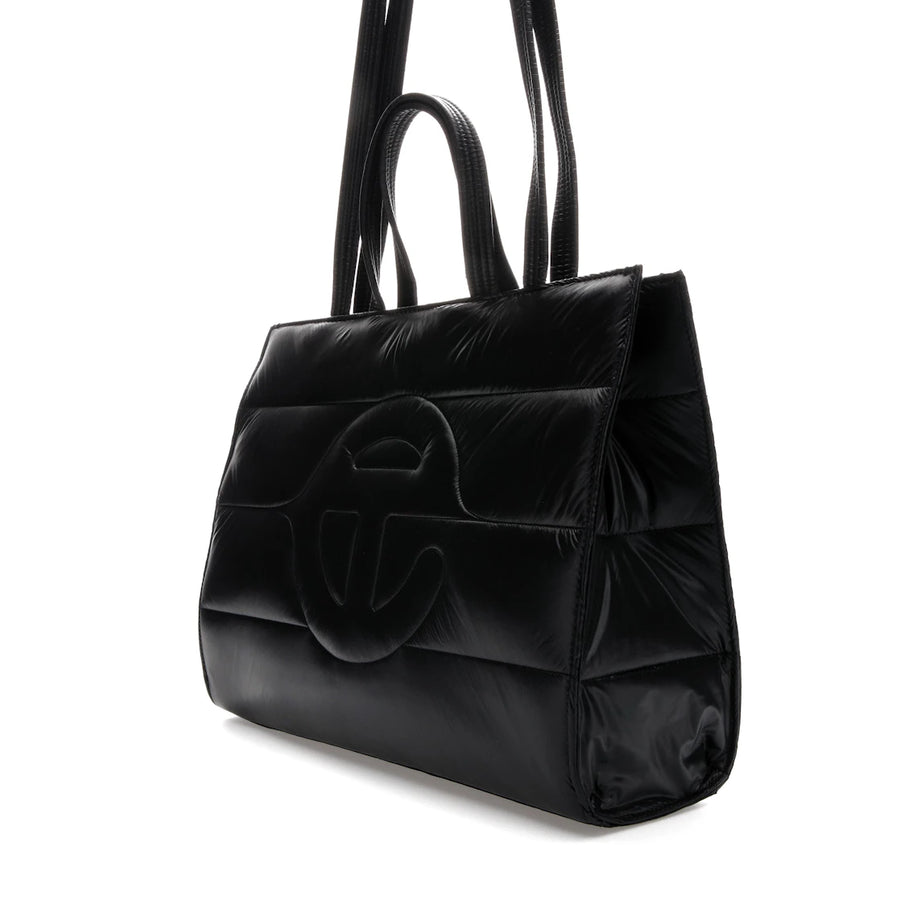 Sac cabas Telfar x Moose Knuckles Puff Shopper, format moyen, noir