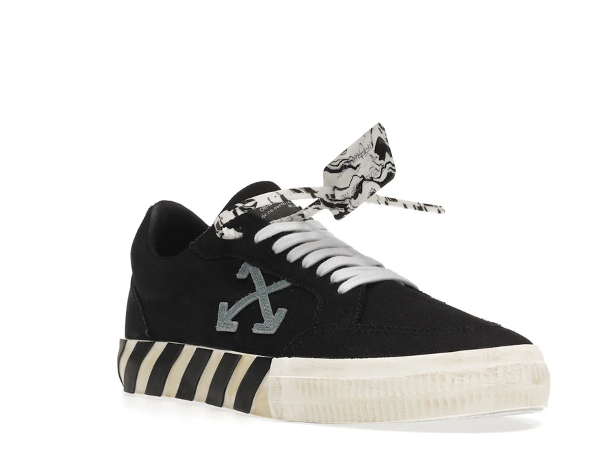 OFF-WHITE Vulc Low Noir Clair Flèche Bleu