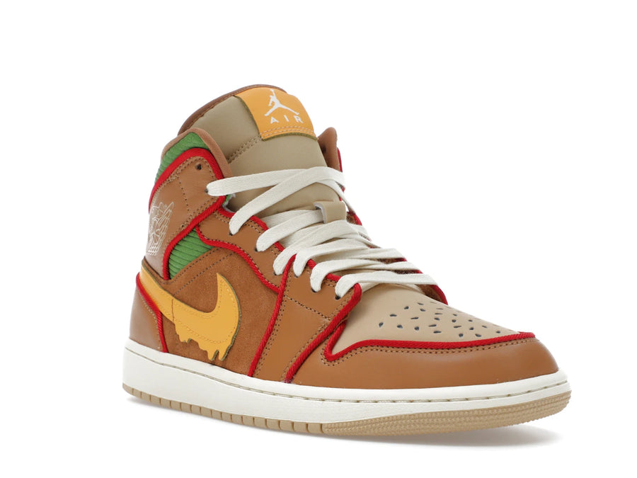 Jordan 1 Mid SE Cheeseburger