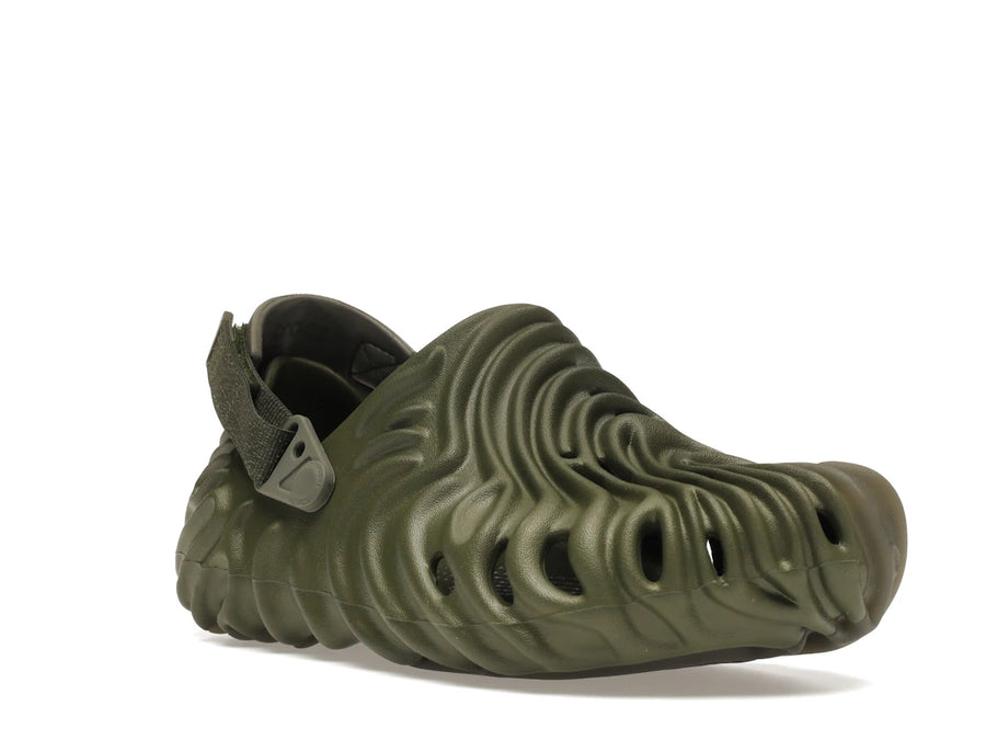 Sabots Crocs Pollex de Salehe Bembury, couleur concombre