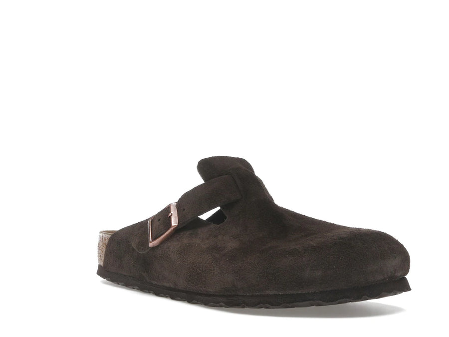 Birkenstock Boston en daim moka