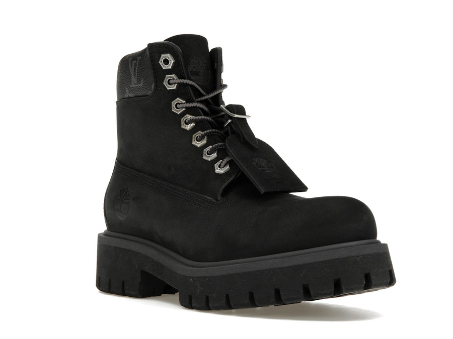 Bottines Louis Vuitton Timberland 6" noires