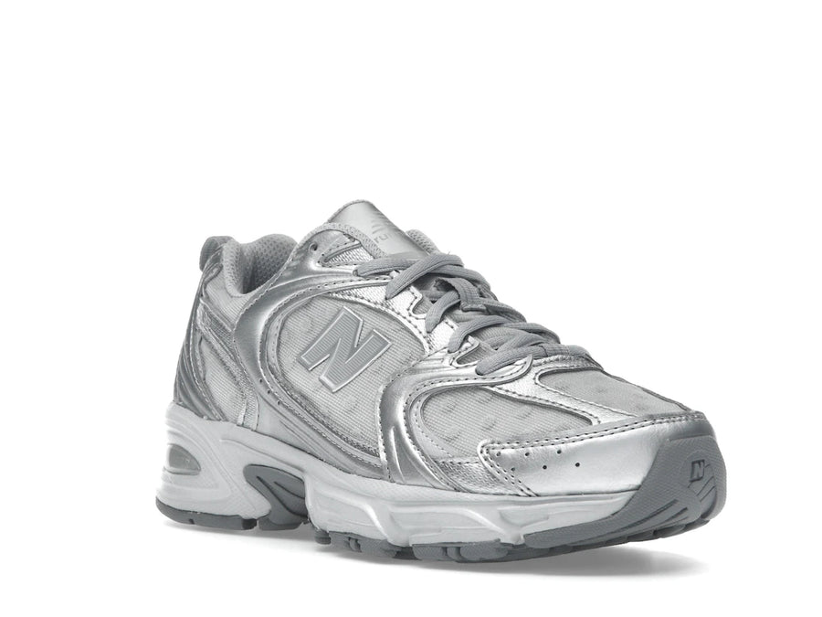 New Balance 530 Argent Métallisé Nuage de Pluie à Pois