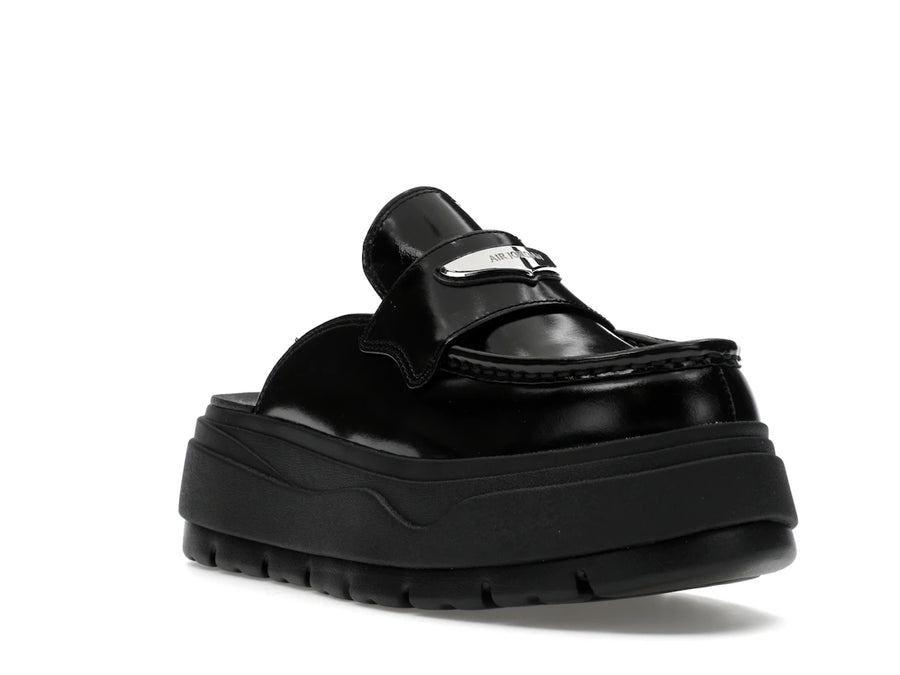 Mule Jordan Noir Argent Métallisé (Femme)