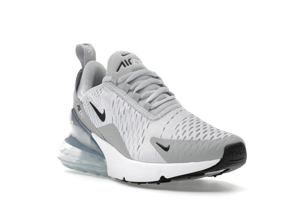 Nike Air Max 270 Pure Platinum Gris fumé clair Argent métallisé Noir (Femme)