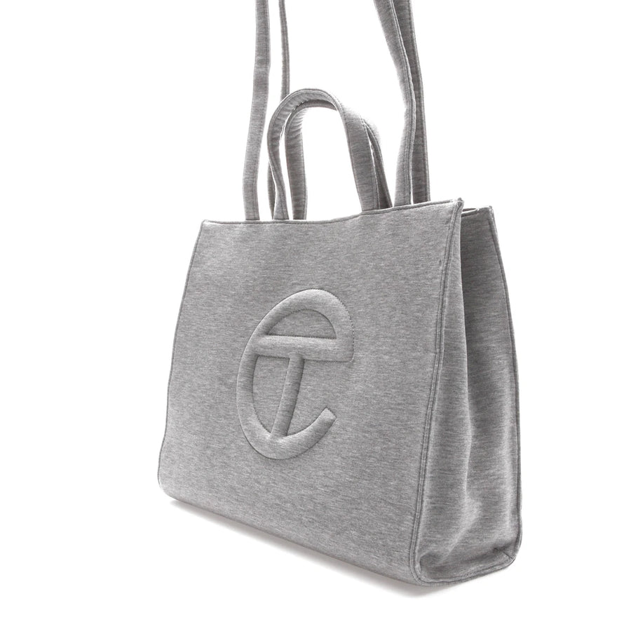 Sac cabas en polaire Telfar x UGG, gris chiné moyen