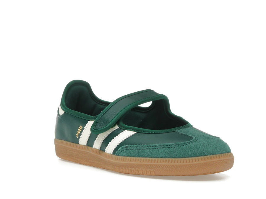 adidas Samba Jane Vert Blanc Gomme (Femme)