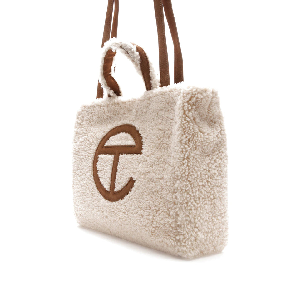 Telfar x UGG Reverse Shopping Bag Medium Natural