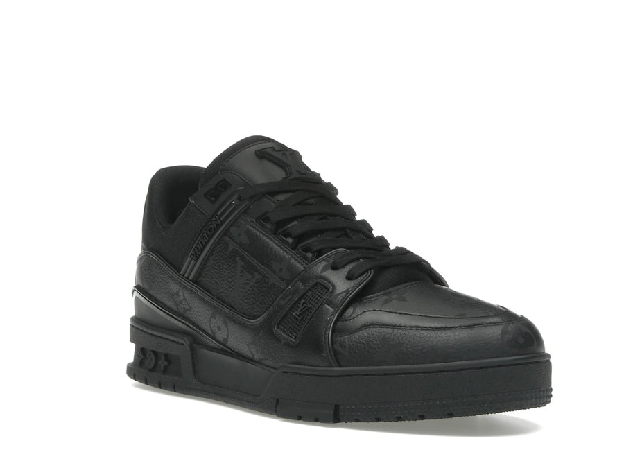 Baskets Louis Vuitton LV noires monochromes