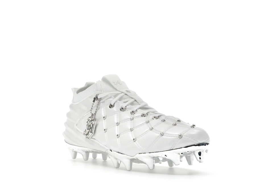 Under Armour UA Blur Pro Justin Jefferson Blanc Argent Métallisé
