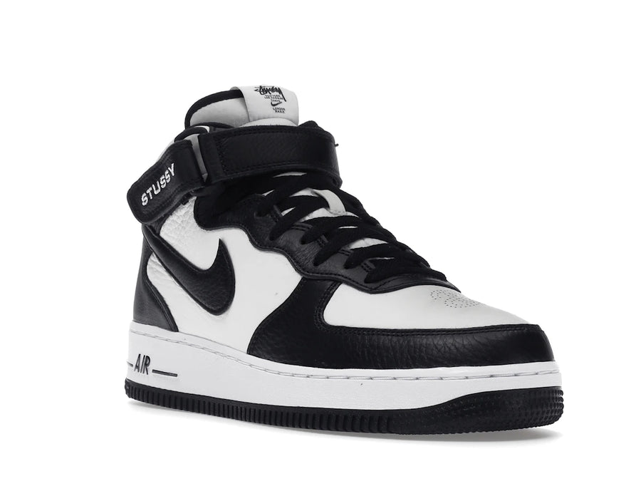 Nike Air Force 1 Mid Stussy Light Bone Black