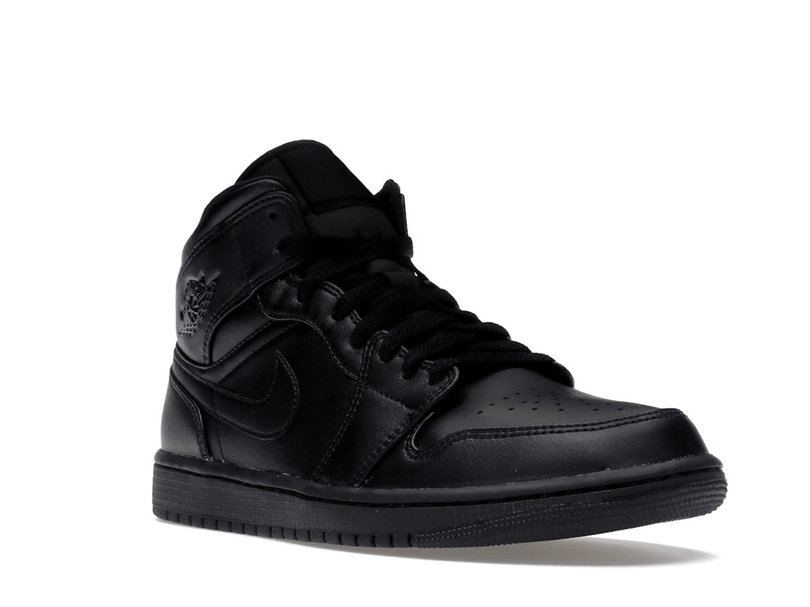 Jordan 1 Mid Triple Black
