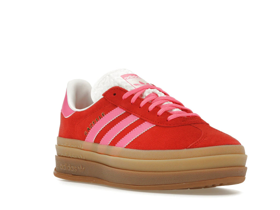 adidas Gazelle Bold Collegiate Rouge Lucide Rose (Femme)