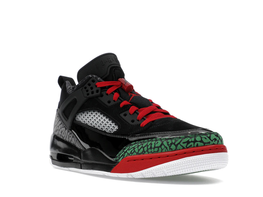 Jordan Spizike Low Black Classic Green White Varsity Red