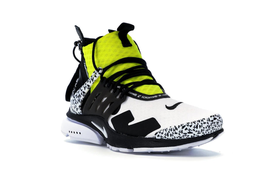 Nike Air Presto Mid Acronyme Jaune Dynamique