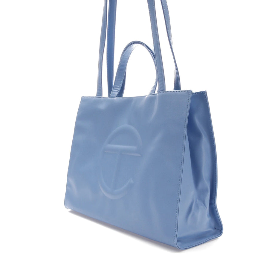 Sac cabas Telfar moyen, bleu céruléen
