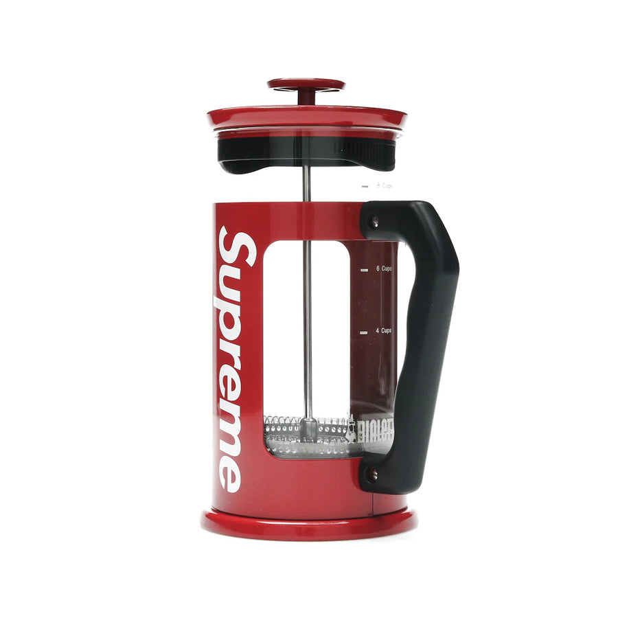 Presse à piston Supreme Bialetti 8 tasses rouge