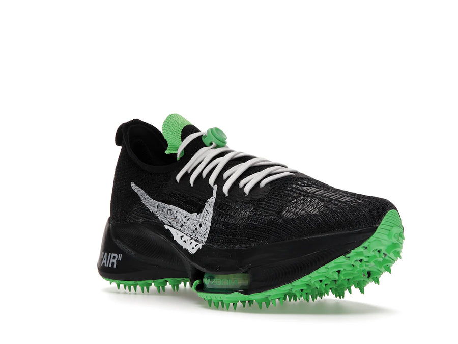 Nike Air Zoom Tempo Next% Flyknit Off-White Black Scream Green