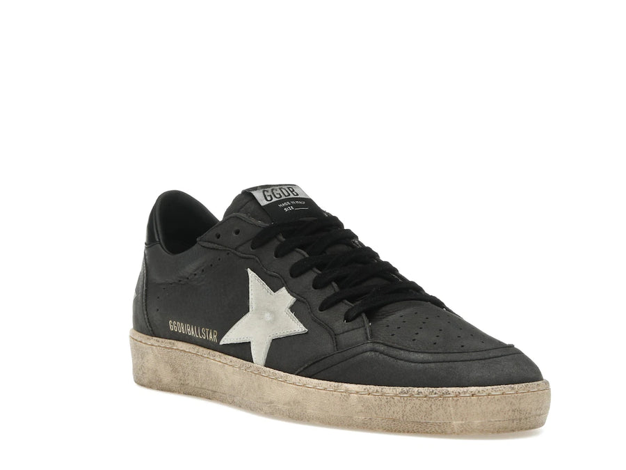 Ball Star Golden Goose Noir Blanc cassé SS25
