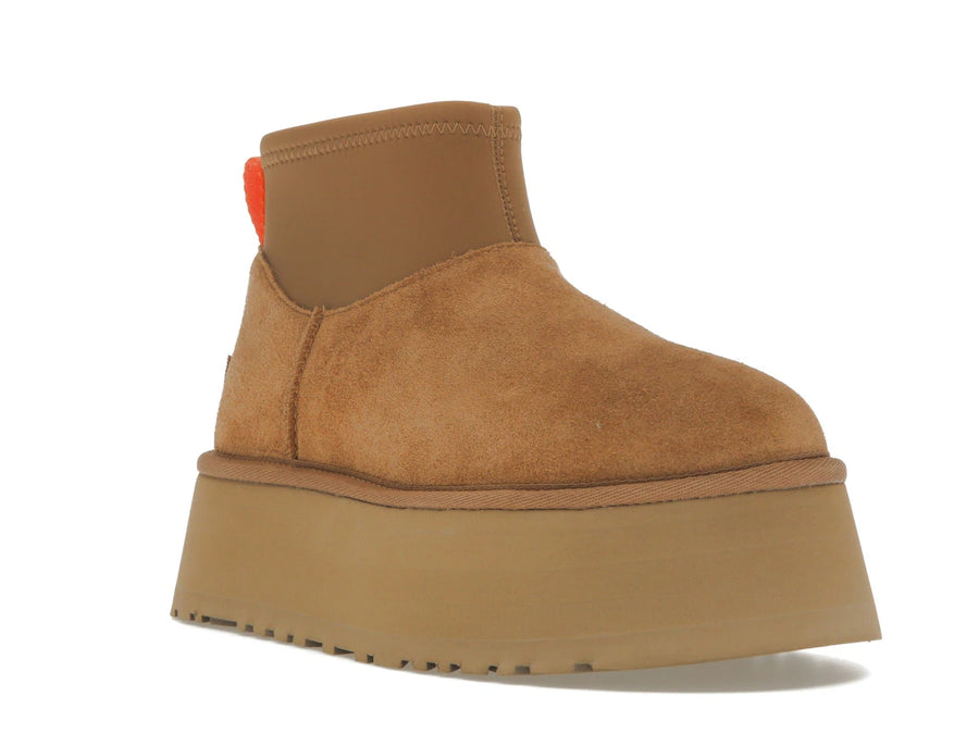 Bottes UGG Classic Mini Dipper couleur châtaigne (Femme)