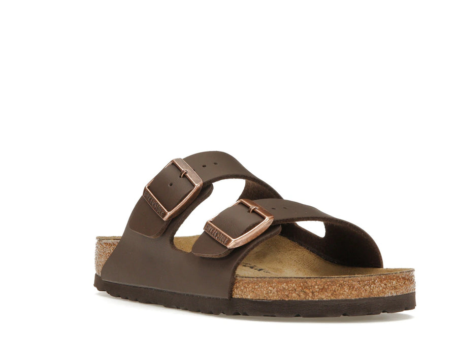 Birkenstock Arizona Birko-Flor Marron foncé (Femme)