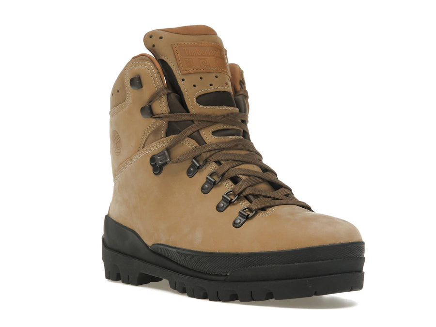 Bottes Timberland World Hiker Mid à lacets imperméables beiges