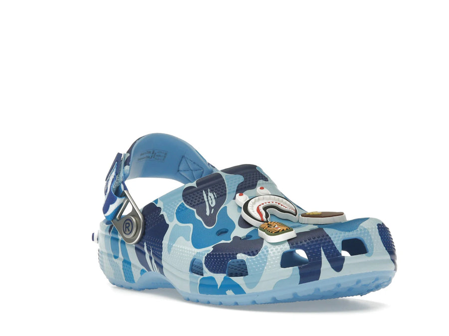 Crocs Classic Clog A Bathing Ape ABC Camo Blue