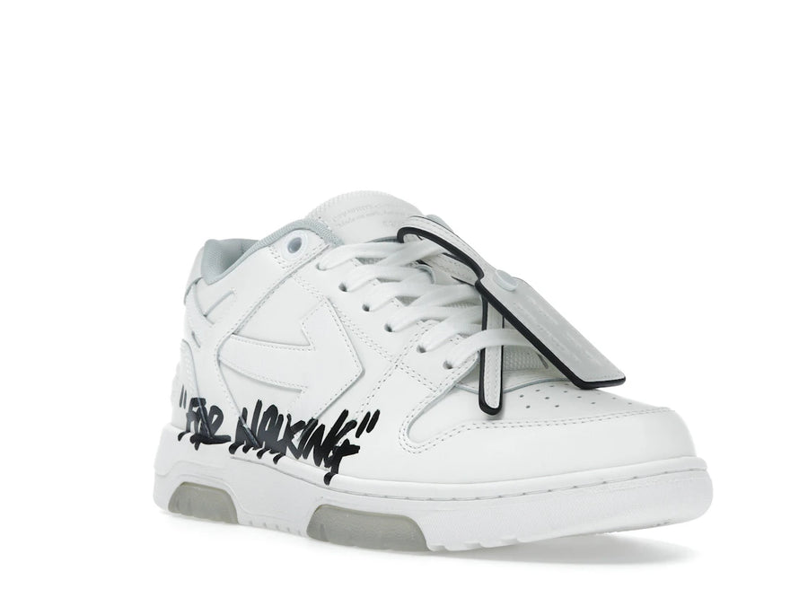 OFF-WHITE Out Of Office OOO Baskets basses blanches pour la marche