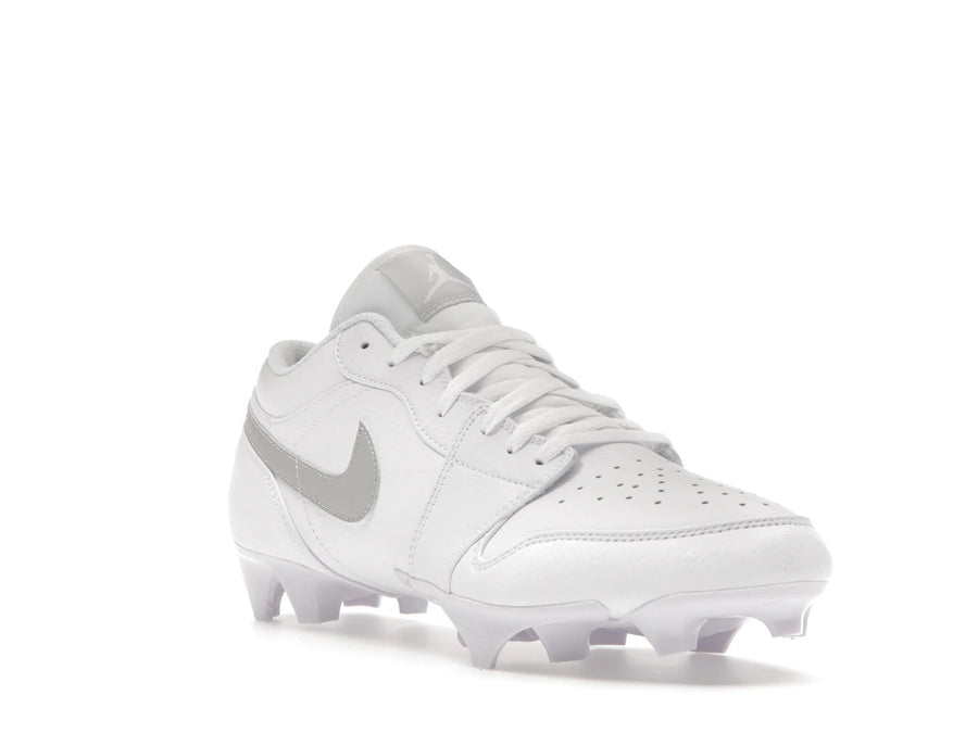 Crampons Jordan 1 Low TD Blanc Gris Brume