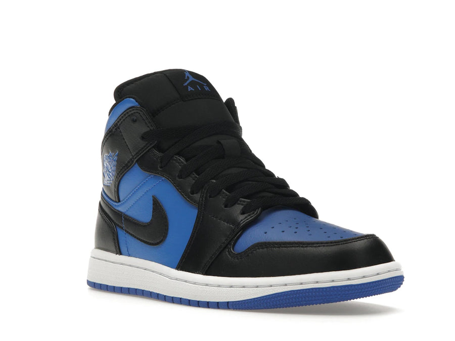 Jordan 1 Mid Black Royal Blue