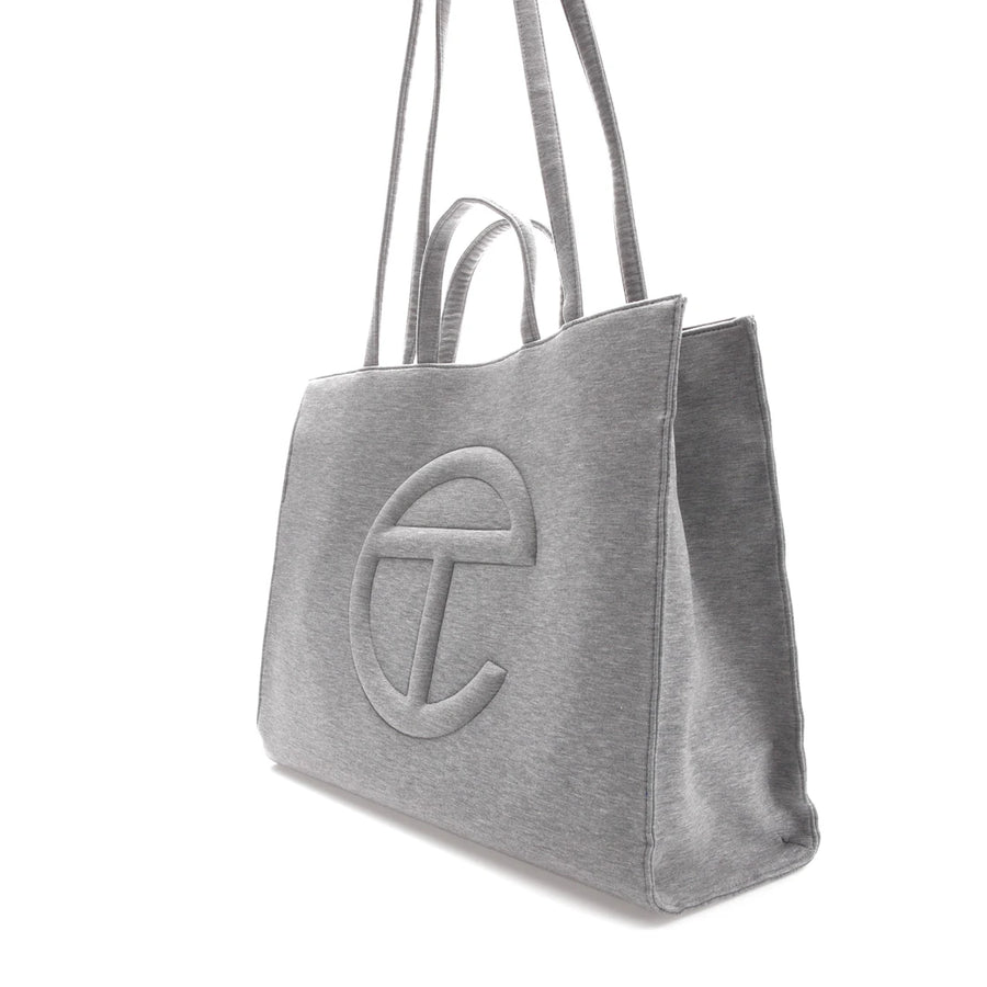Telfar x UGG Fleece Shopping Bag Large Heather Grey