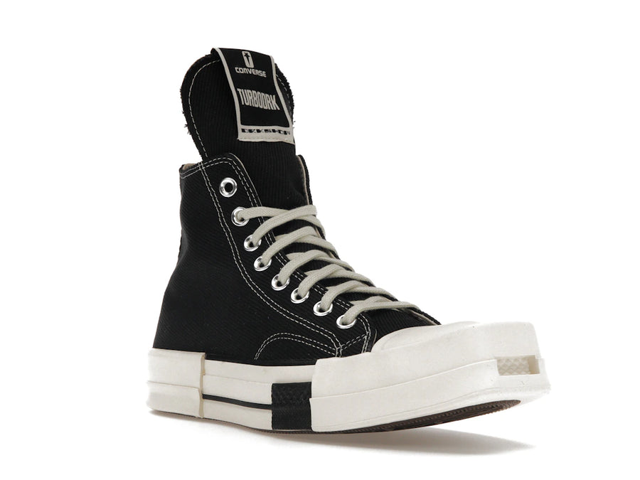 Converse TURBODRK Chuck Taylor All Star 70 Hi Rick Owens DRKSHDW Noir