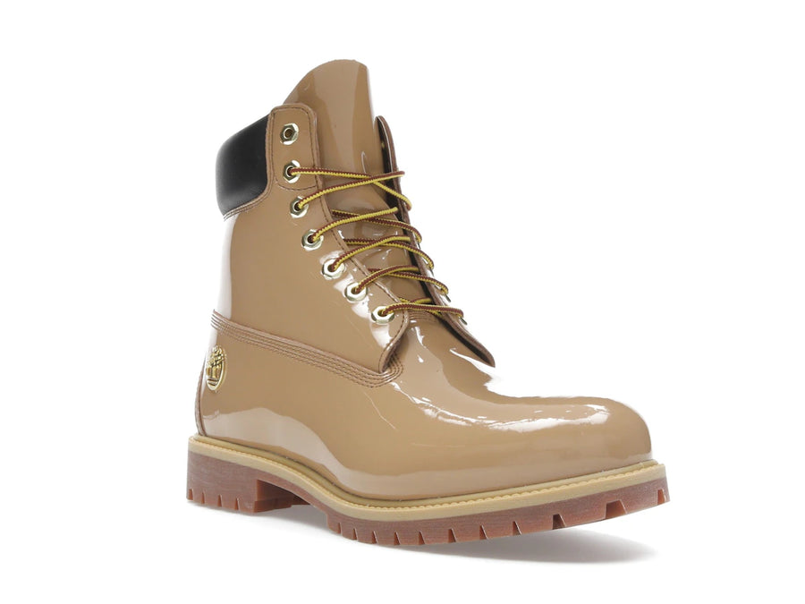 Bottes Timberland Premium imperméables vernies 6" couleur blé foncé