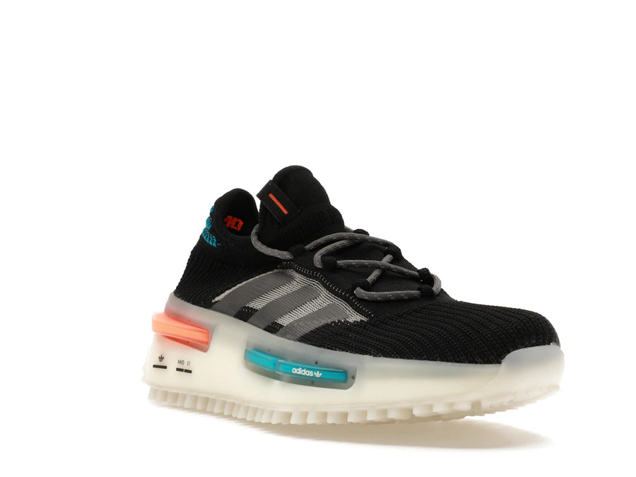 adidas NMD S1 Core Noir Bleu Orange