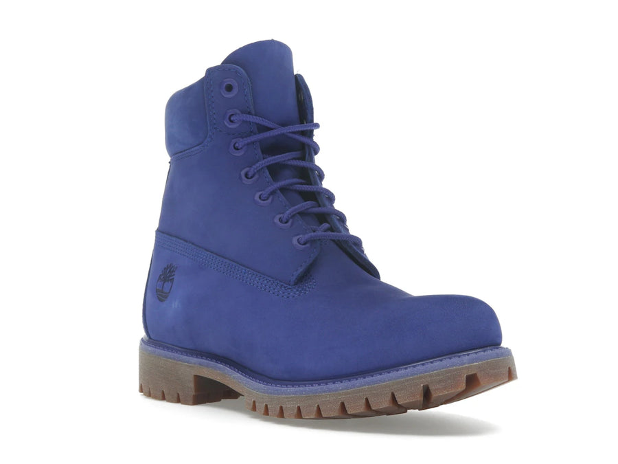 Bottes Timberland Premium imperméables 6" édition 50e anniversaire, bleu vif