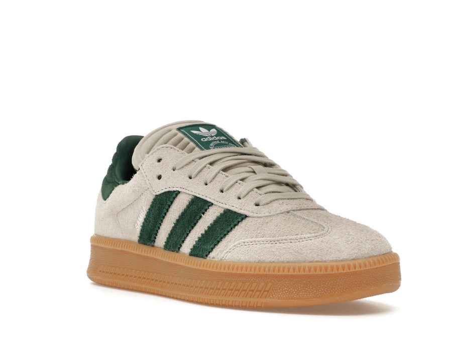 adidas Samba XLG Putty Grey Collegiate Green