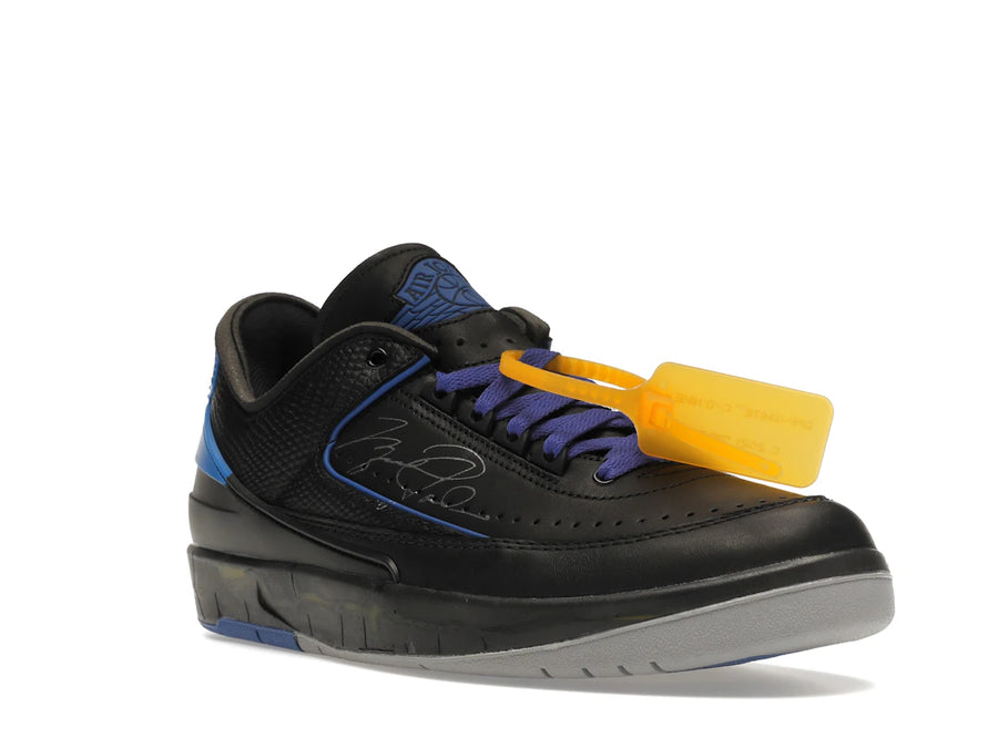 Jordan 2 Retro Low SP Off-White Noir Bleu