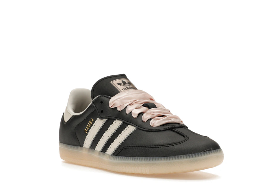 adidas Samba OG Black Pink Ribbon Laces (Women's)
