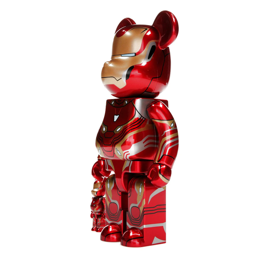 Bearbrick x Marvel Iron Man Mark 50 100% & 400% Set