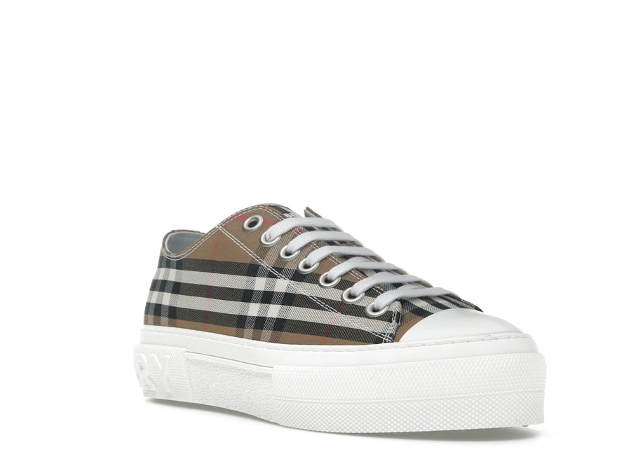 Baskets basses Burberry à motif House Check, marron taupe