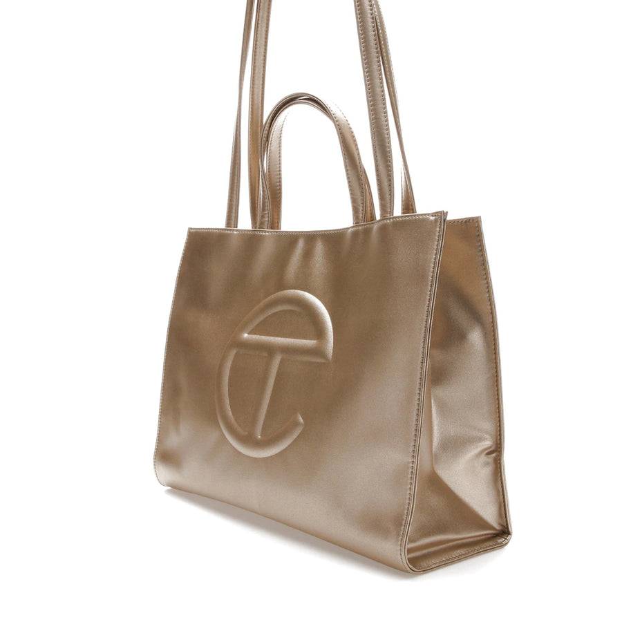 Sac cabas Telfar moyen doré