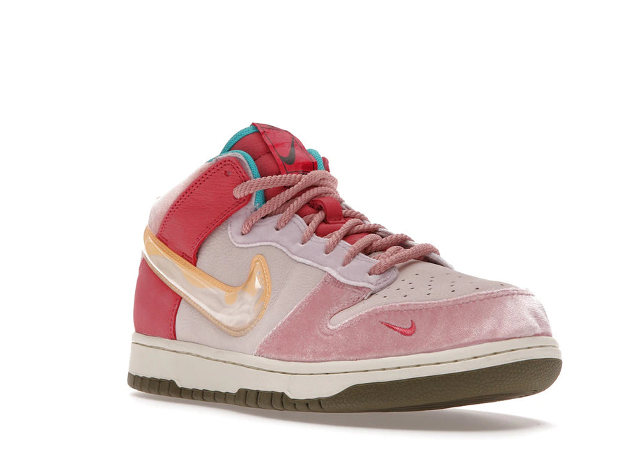 Nike Dunk Mid Social Status Free Lunch Strawberry Milk